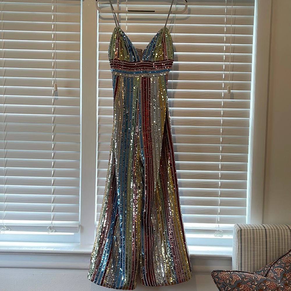 SAYLOR size Small sequin jumpsuit